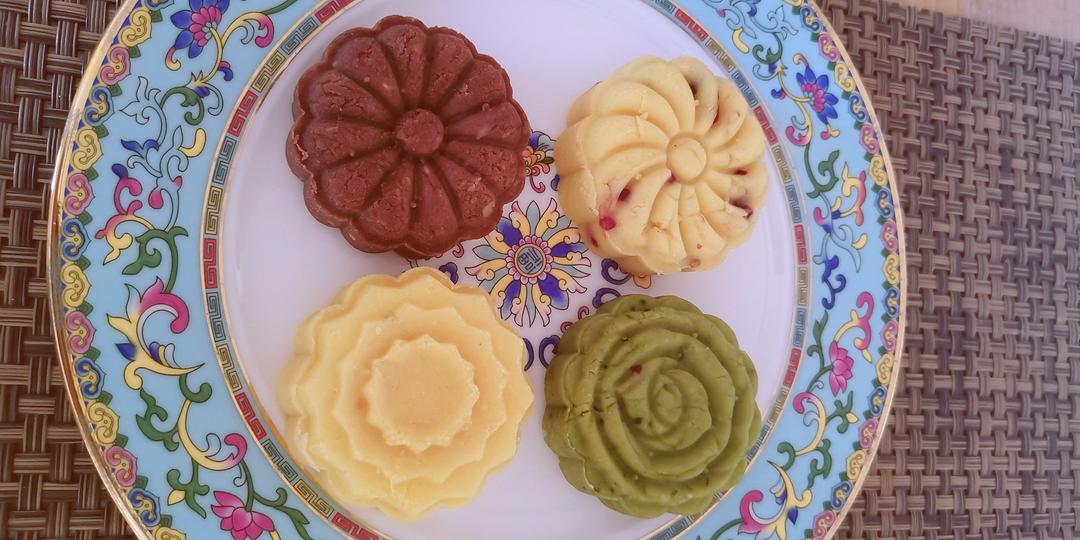 省时简易绿豆糕-免泡豆免过筛