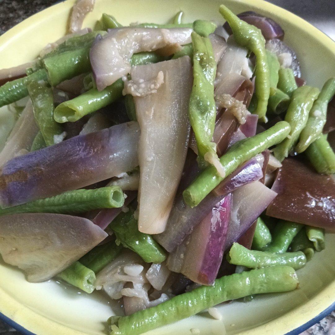豇豆炒茄子