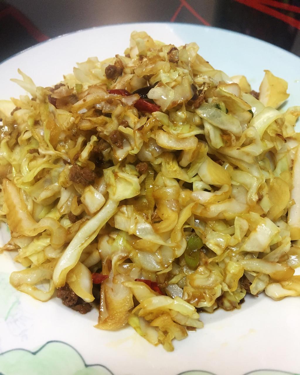 白老师的炒包菜