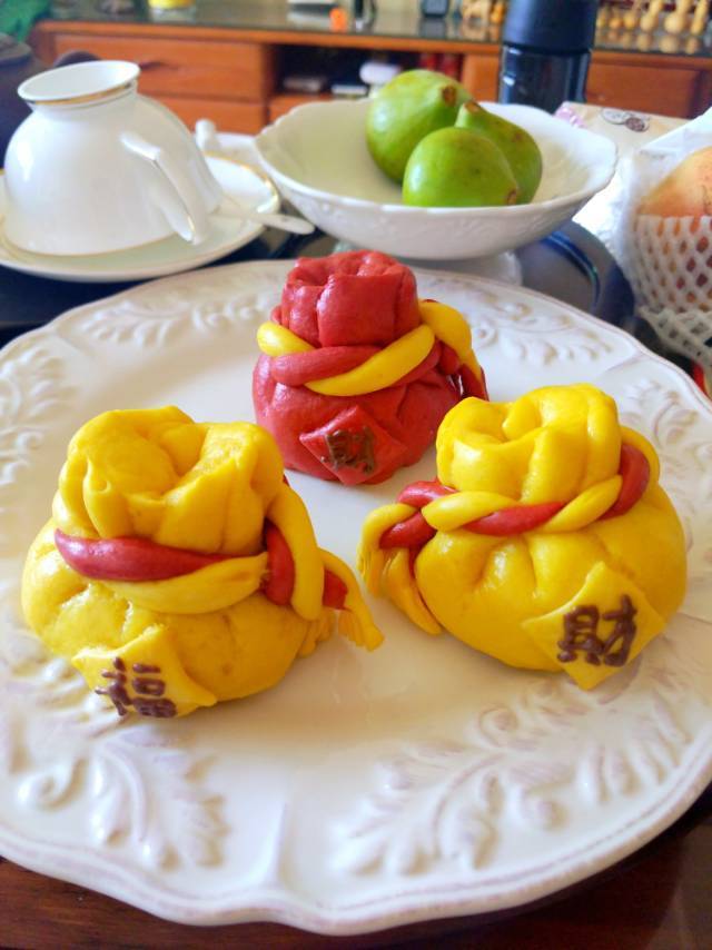 福袋豆沙包