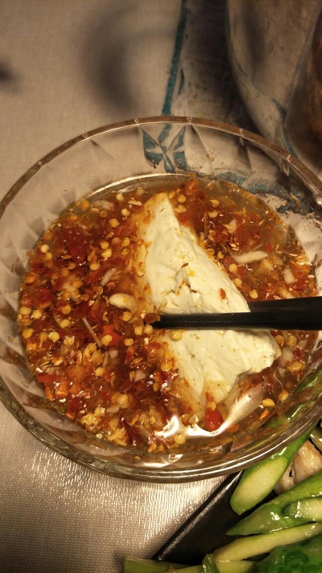 沾水豆腐
