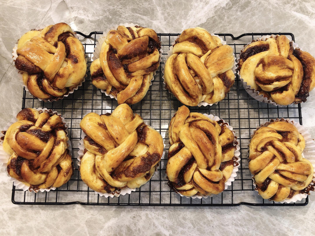 好吃但没罪恶感的法式肉桂卷(cinnamon buns)