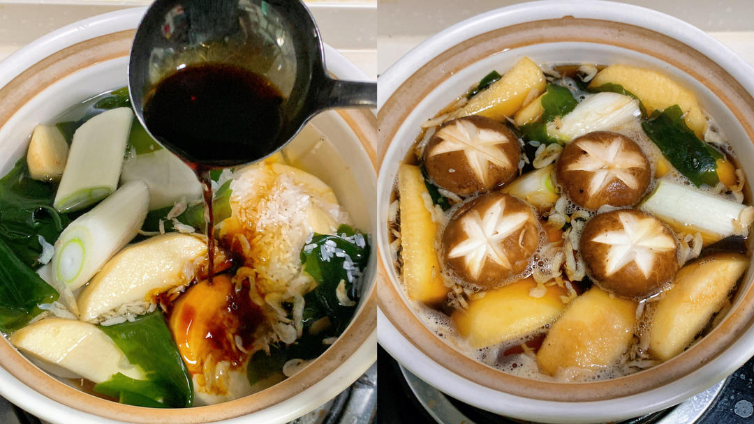 家庭关东煮｜汤底比便利店鲜甜的做法 步骤5