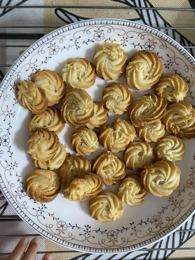 零失败花纹超级立体的黄油曲奇