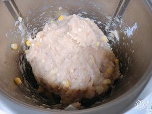 小美版·玉米芝士鸡肉肠的做法 步骤4