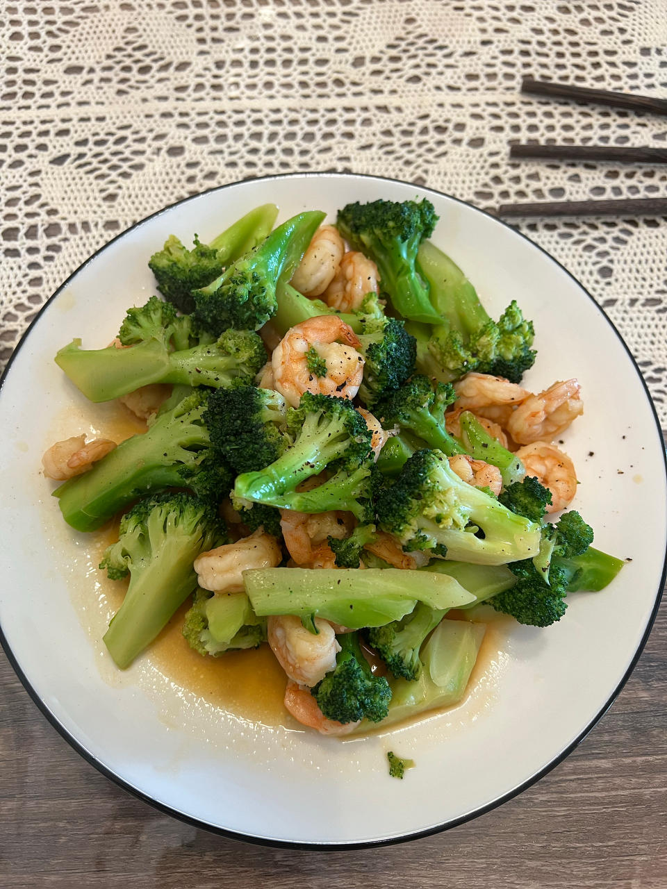 西兰花炒虾仁🍤