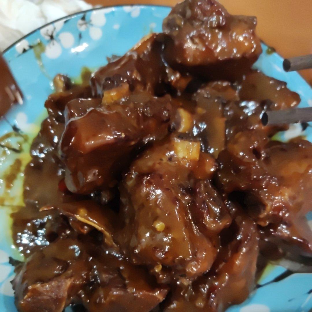 肉终于不柴，不老了，改进版红烧排骨