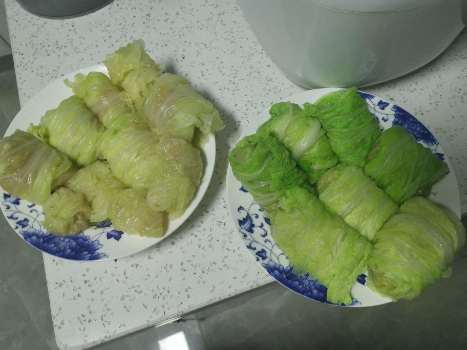 白菜虾仁肉卷