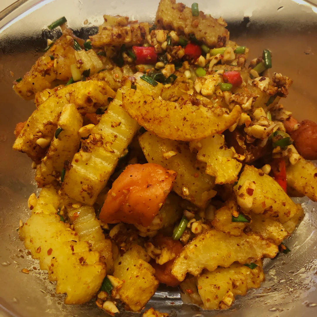 好吃到女朋友再也不会点外卖的天蚕土豆（狼牙土豆也是它）