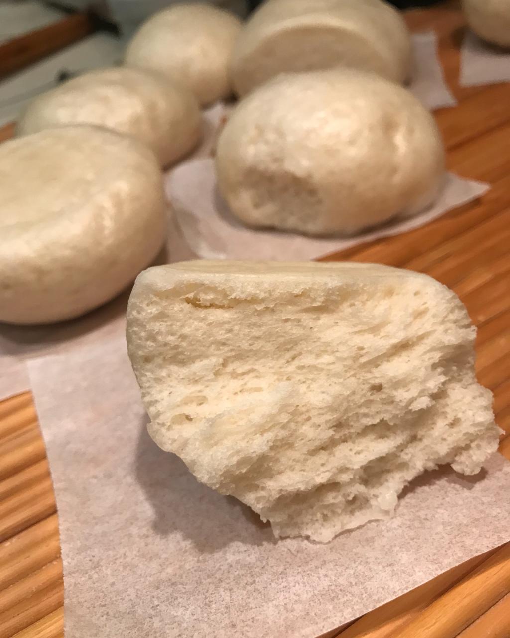 小晓笨猪做的鲜酵母南方馒头