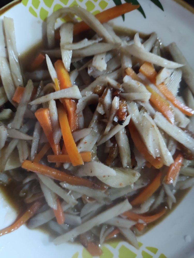家常炒藕丝