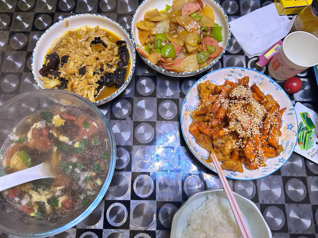 花菜炒木耳