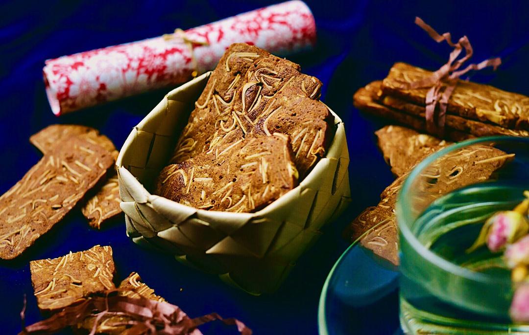 极简红糖全麦杏仁曲奇