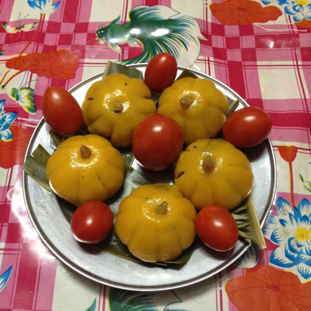 南瓜豆沙包