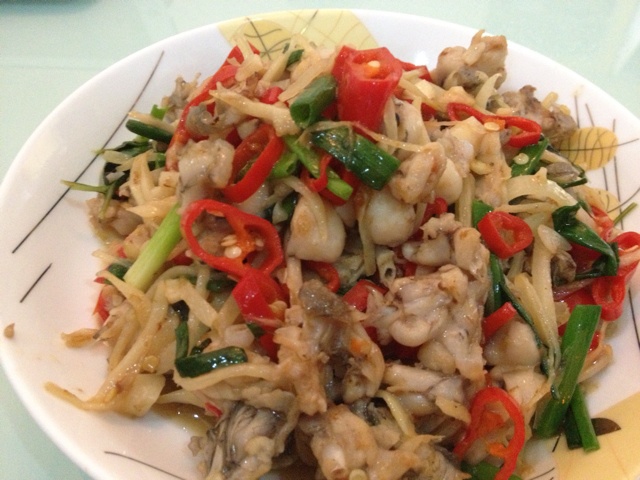 诚-1做的姜葱爆田鸡