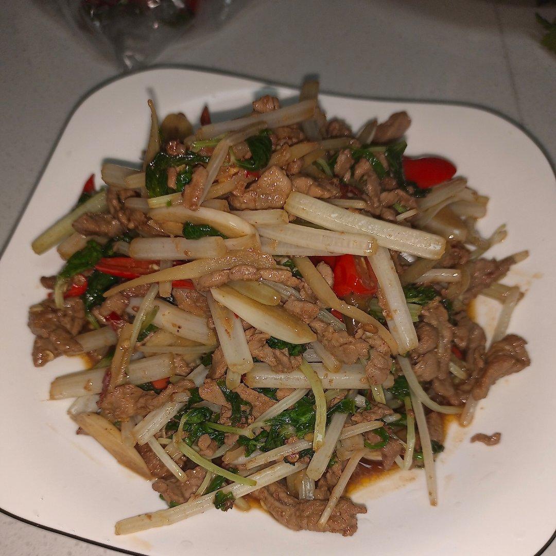 最佳CP——芹菜牛肉丝