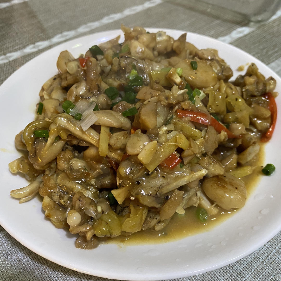 家庭版干锅牛蛙