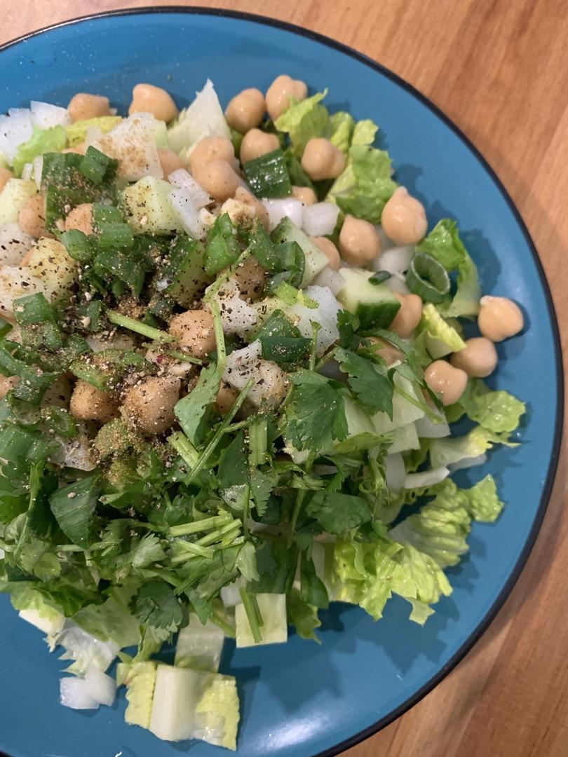 【健康三餐】鹰嘴豆青柠黄芥末沙拉