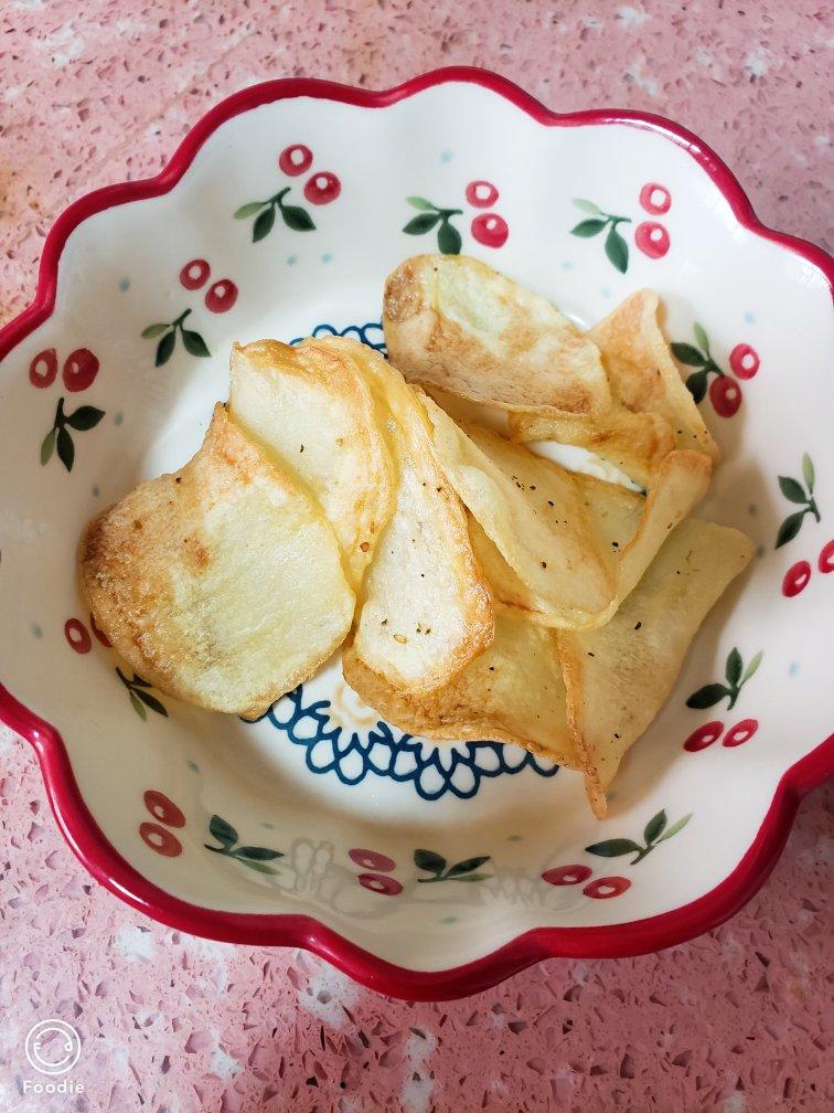 空气炸锅烤薯片