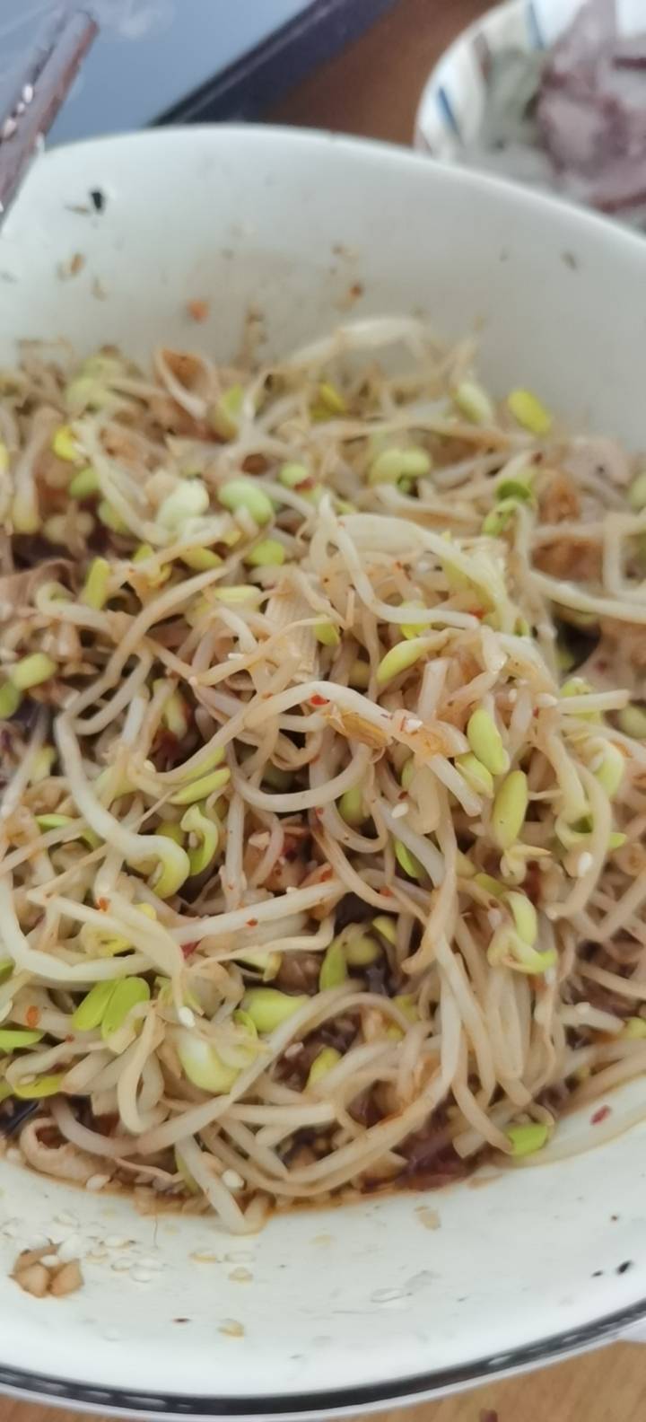 ㊙️开胃又下饭的凉拌豆芽！香辣过瘾零失败