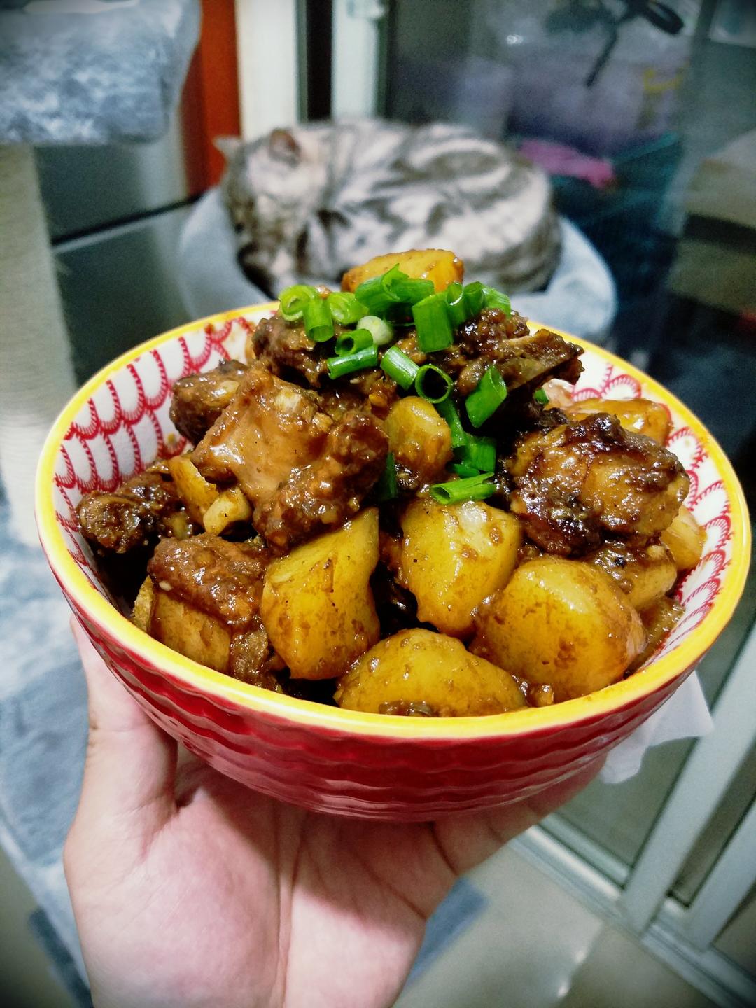 超级下饭的土豆烧排骨