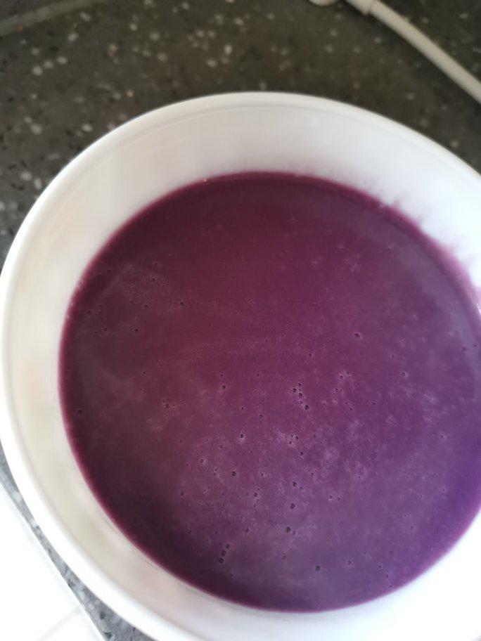 破壁机食谱  紫薯燕麦豆奶