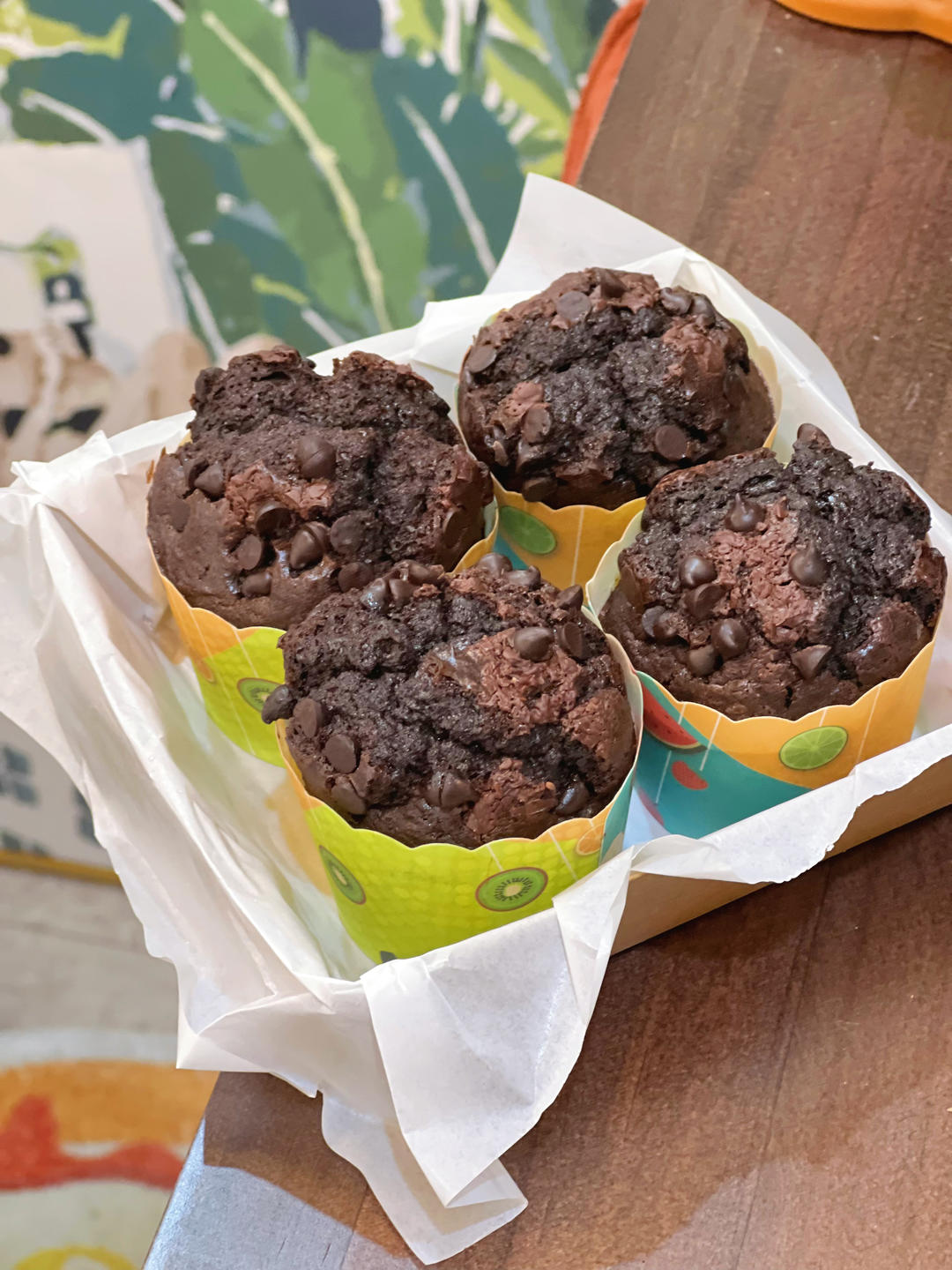 在家做巧克力蘑菇头麦芬蛋糕🍫