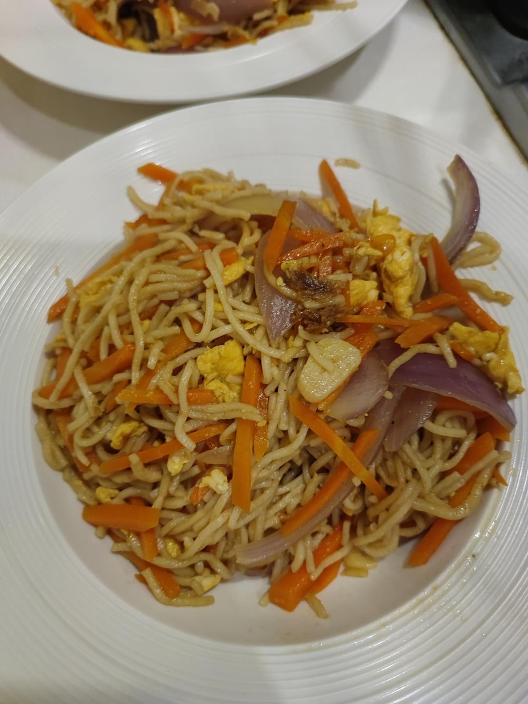 家庭版自制炒面家里的味道