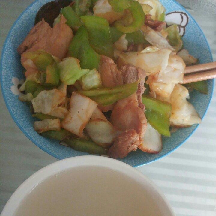 盐煎尖椒五花肉