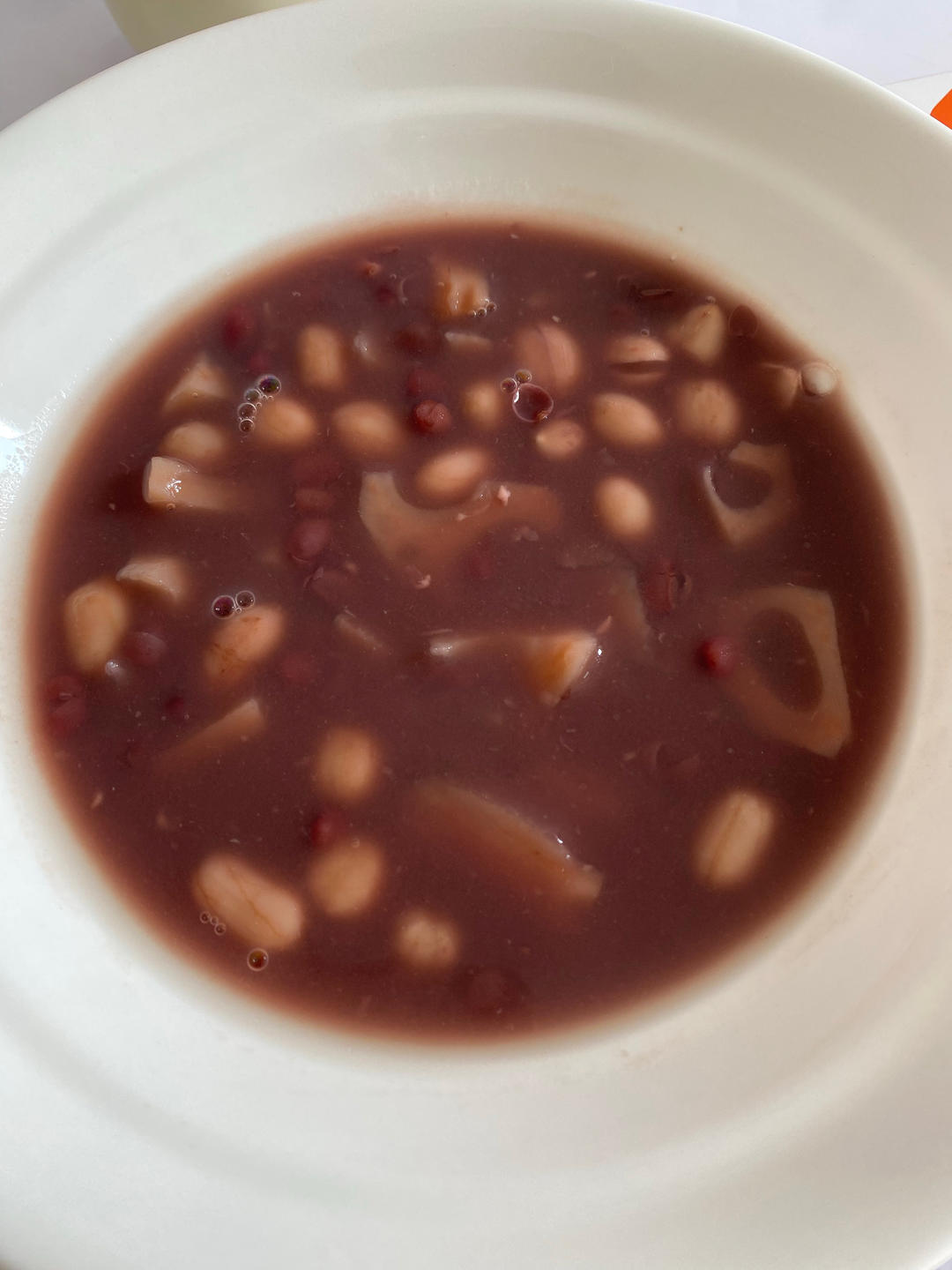 花生莲藕红豆汤🫘