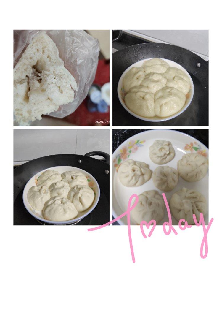 直接发酵法的白胖包子