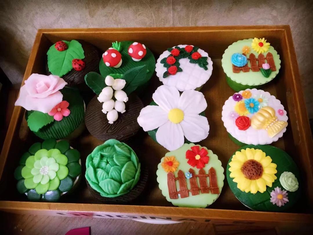 翻糖杯子蛋糕系列