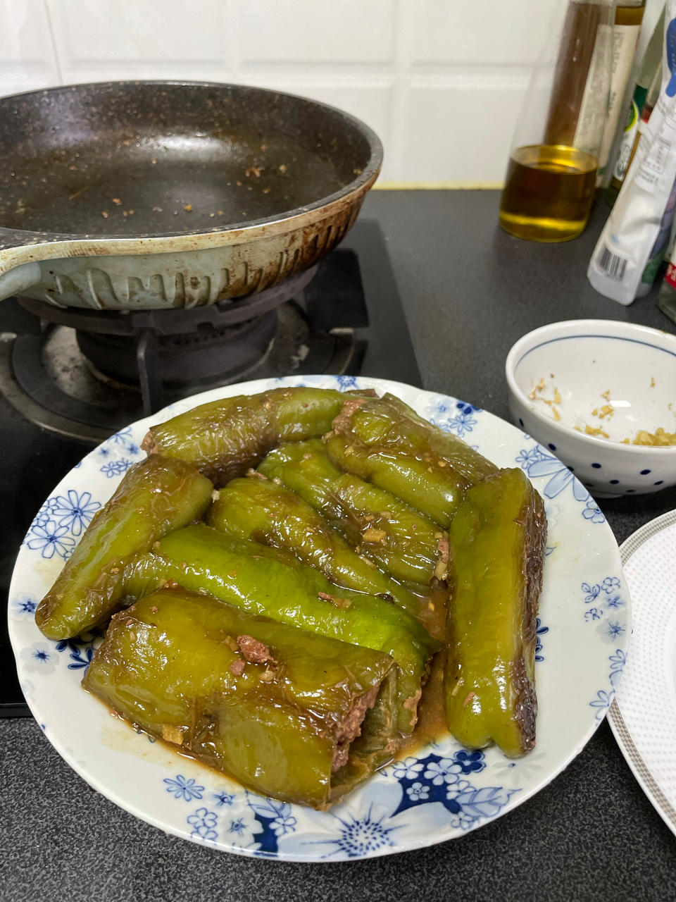 米饭杀手虎皮青椒酿肉