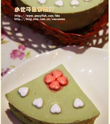 绿茶慕斯蛋糕的做法