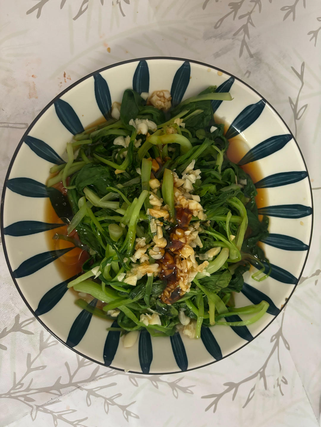 鸡毛菜的最佳打开方式：白灼鸡毛菜