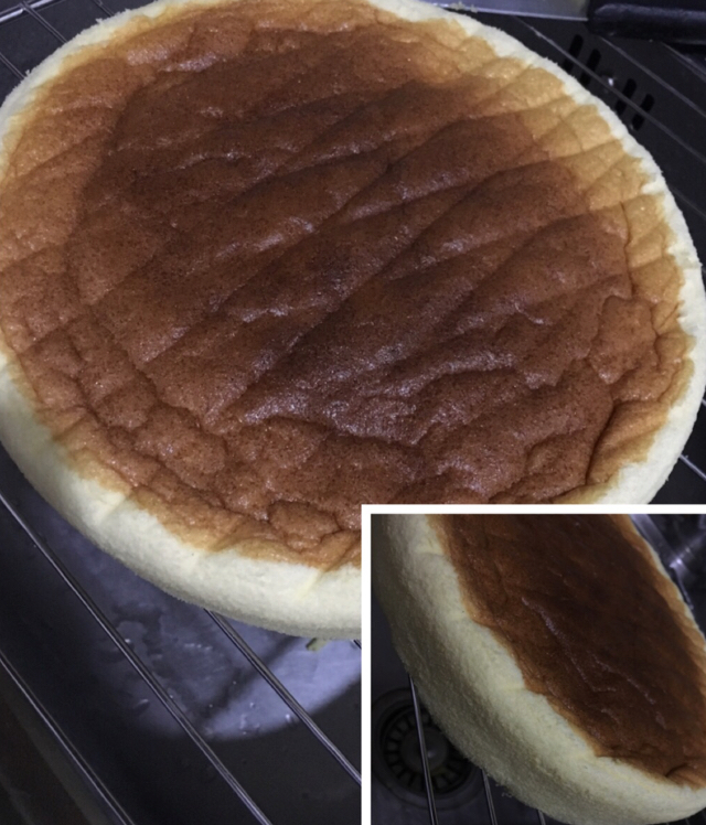 牛奶蔓越莓戚风