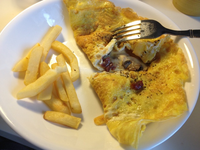 西式乳酪欧姆蛋 omelette
