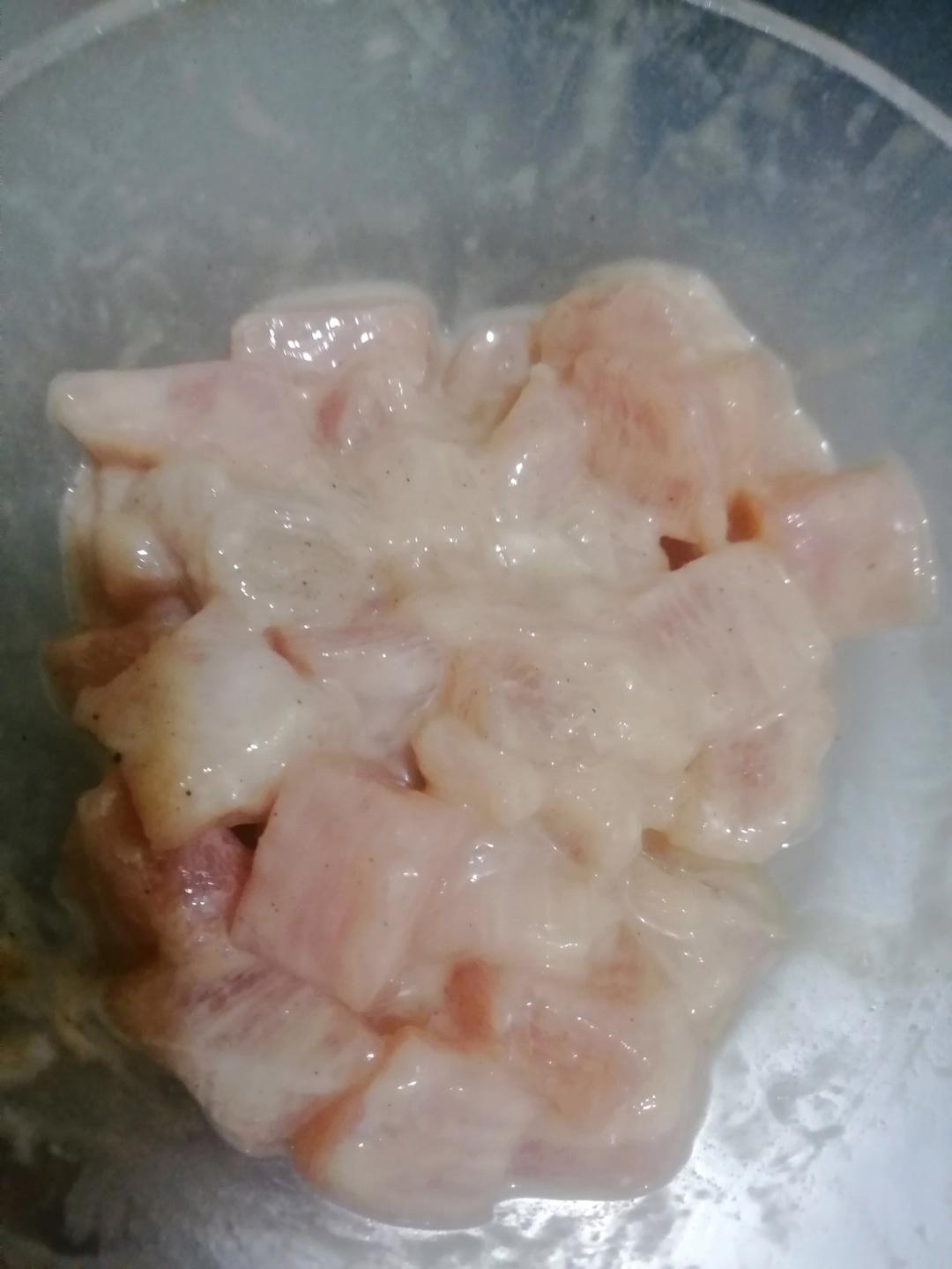 玉米鸡丁
