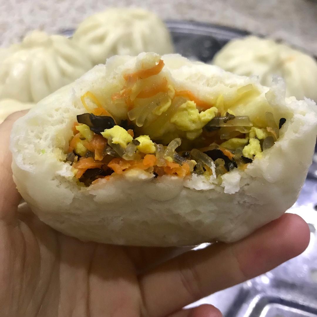 胡萝卜粉丝素包子馅
