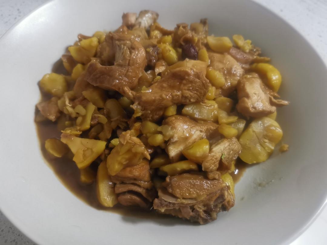 秋天里的美味【板栗烧鸡】含板栗不糊汤的小秘诀