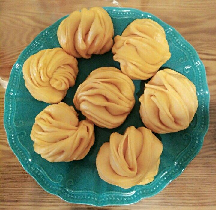 胡萝卜汁花卷馒头