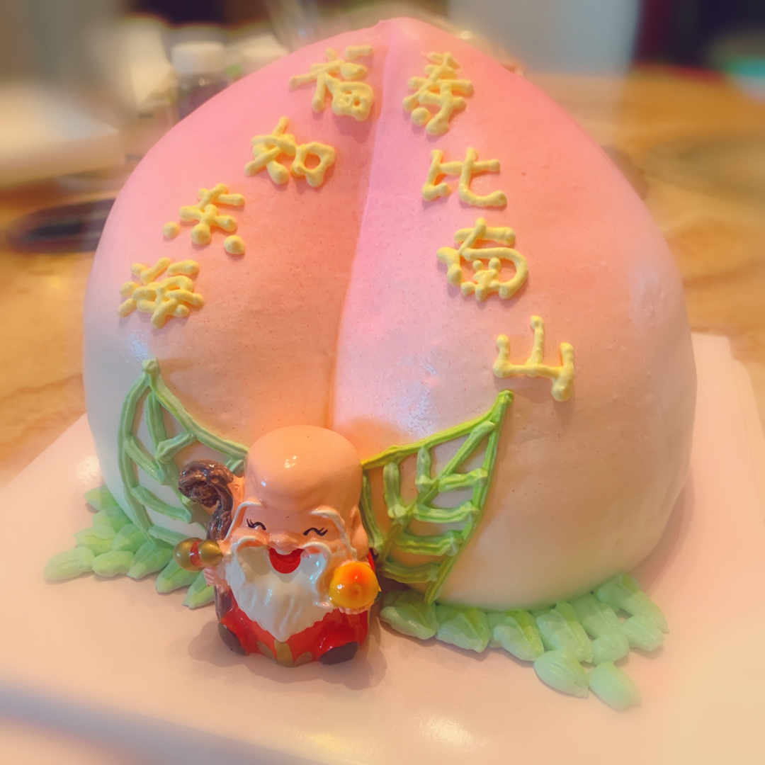 寿桃蛋糕的详细做法