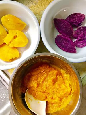 紫薯 红薯圆子的做法 步骤1