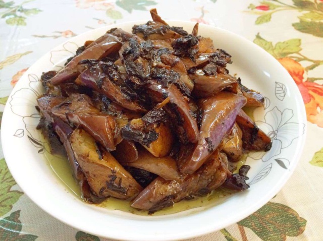 老丁的私房菜-油焖茄子