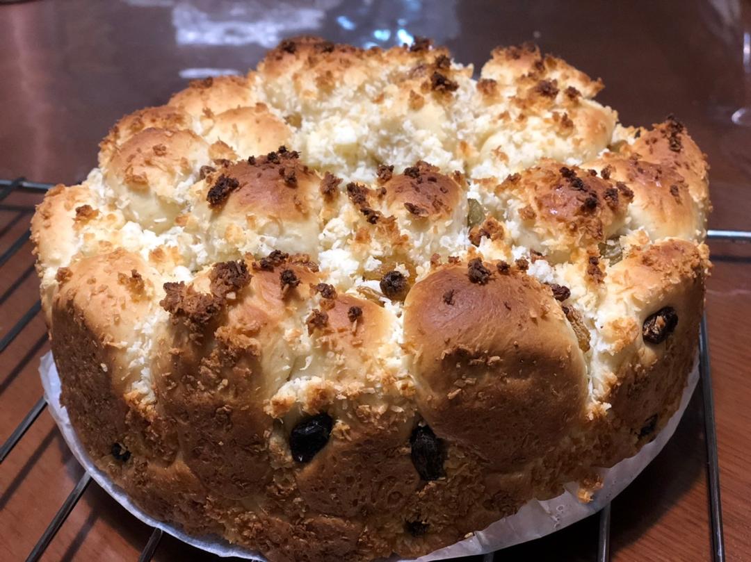 椰蓉奶酪堡垒包