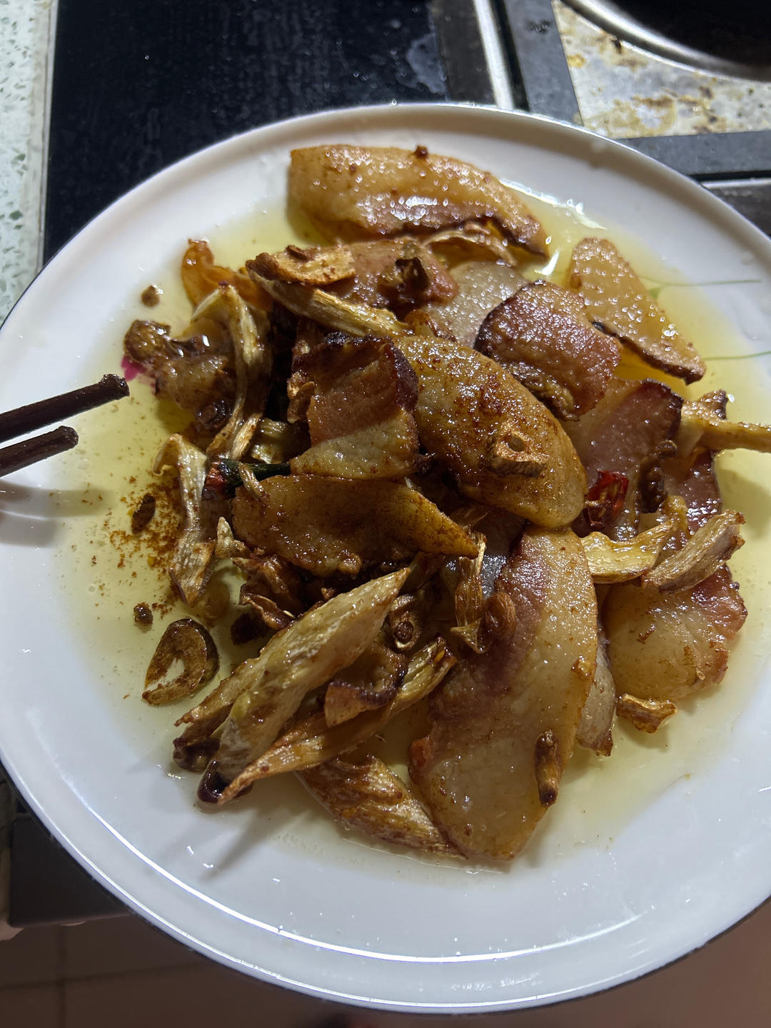 小竹笋炒腊肉