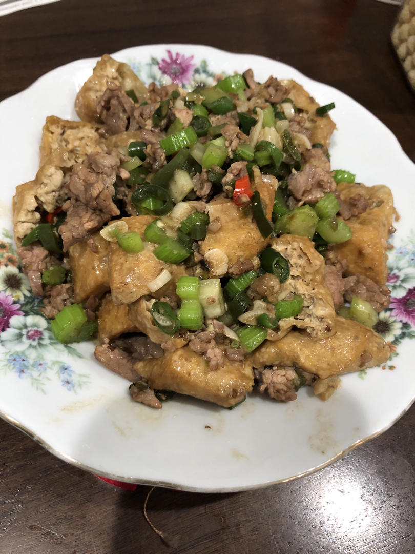 双峰县油豆腐炒肉