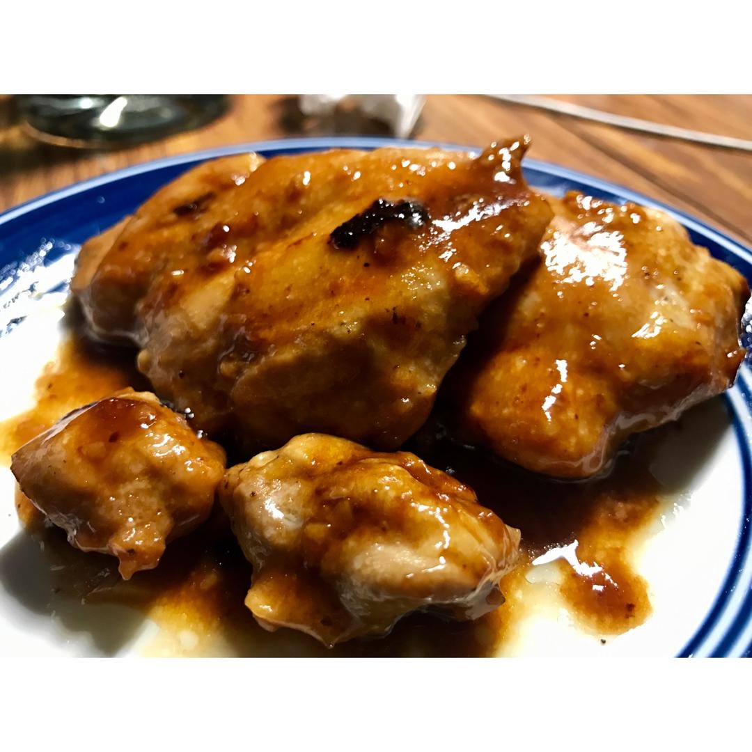 酷炫屌炸天好吃的煎鸡胸肉（香蒜蜂蜜煎鸡胸肉）