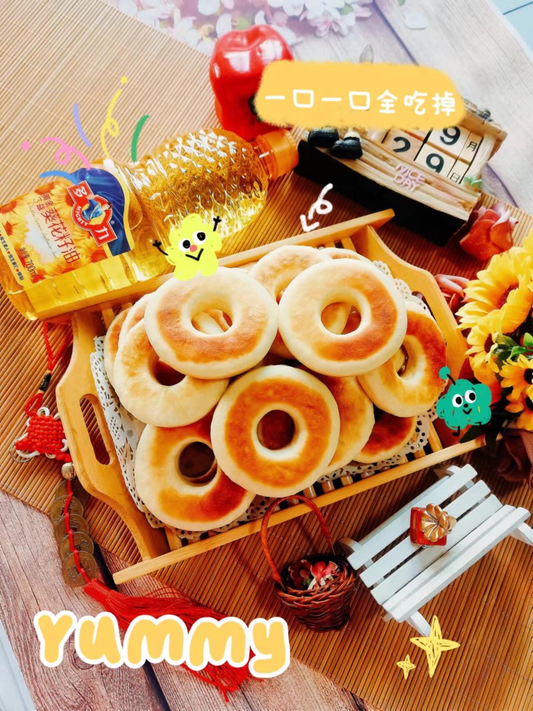 一次发酵༄「奶香发面小饼」༄的做法