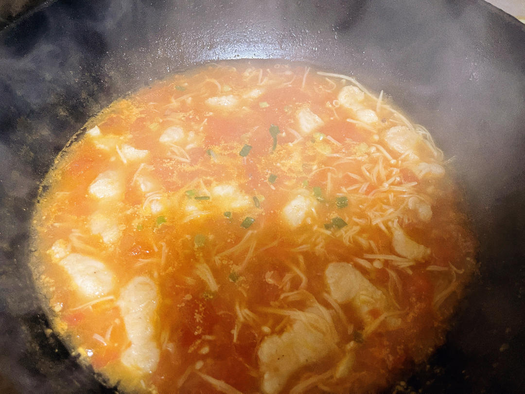 酸爽开胃，番茄巴沙鱼